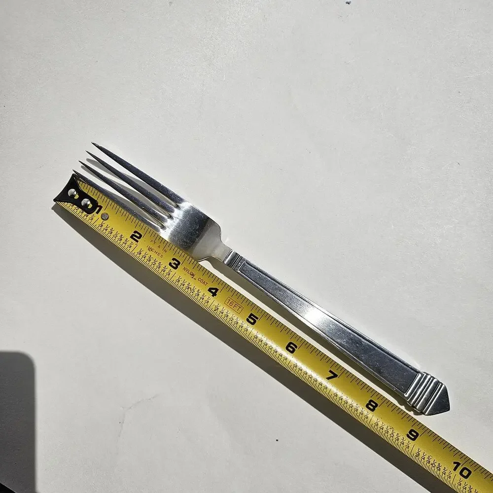 PYRAMID by Dansk Serving Fork Solid Stainless Steel 9.5